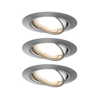 LED Einbauleuchte Base Coin Basisset schwenkbar rund 90mm 20