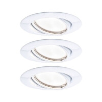 LED Einbauleuchte Base Coin Basisset schwenkbar rund 90mm 20