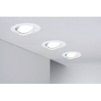 LED Einbauleuchte 3-Step-Dim Base Basisset schwenkbar rund 9