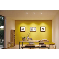 LED Einbauleuchte Nova schwenkbar rund 84mm 50° GU10 6,5