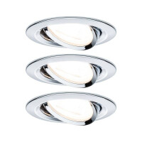 LED Einbauleuchte Nova Basisset schwenkbar rund 84mm 50°