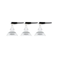 LED Einbauleuchte Nova Basisset schwenkbar eckig 84x84mm 50&
