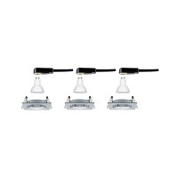 LED Einbauleuchte Nova Basisset schwenkbar eckig 84x84mm 50&