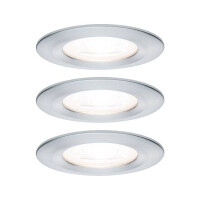 LED Einbauleuchte Nova Basisset starr IP44 rund 78mm GU10...