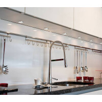 LED Möbeleinbauleuchten Micro Line 3er-Set rund 65mm 3x