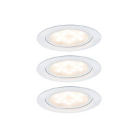 LED Möbeleinbauleuchten Micro Line 3er-Set rund 65mm 3x