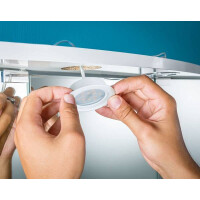 LED Möbeleinbauleuchten Micro Line 3er-Set rund 65mm 3x