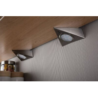 LED Unterschrankleuchte Dreieck 3x2,8W 140x110mm 3x170lm 230