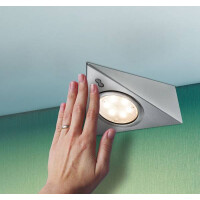 LED Unterschrankleuchte Dreieck 3x2,8W 140x110mm 3x170lm 230