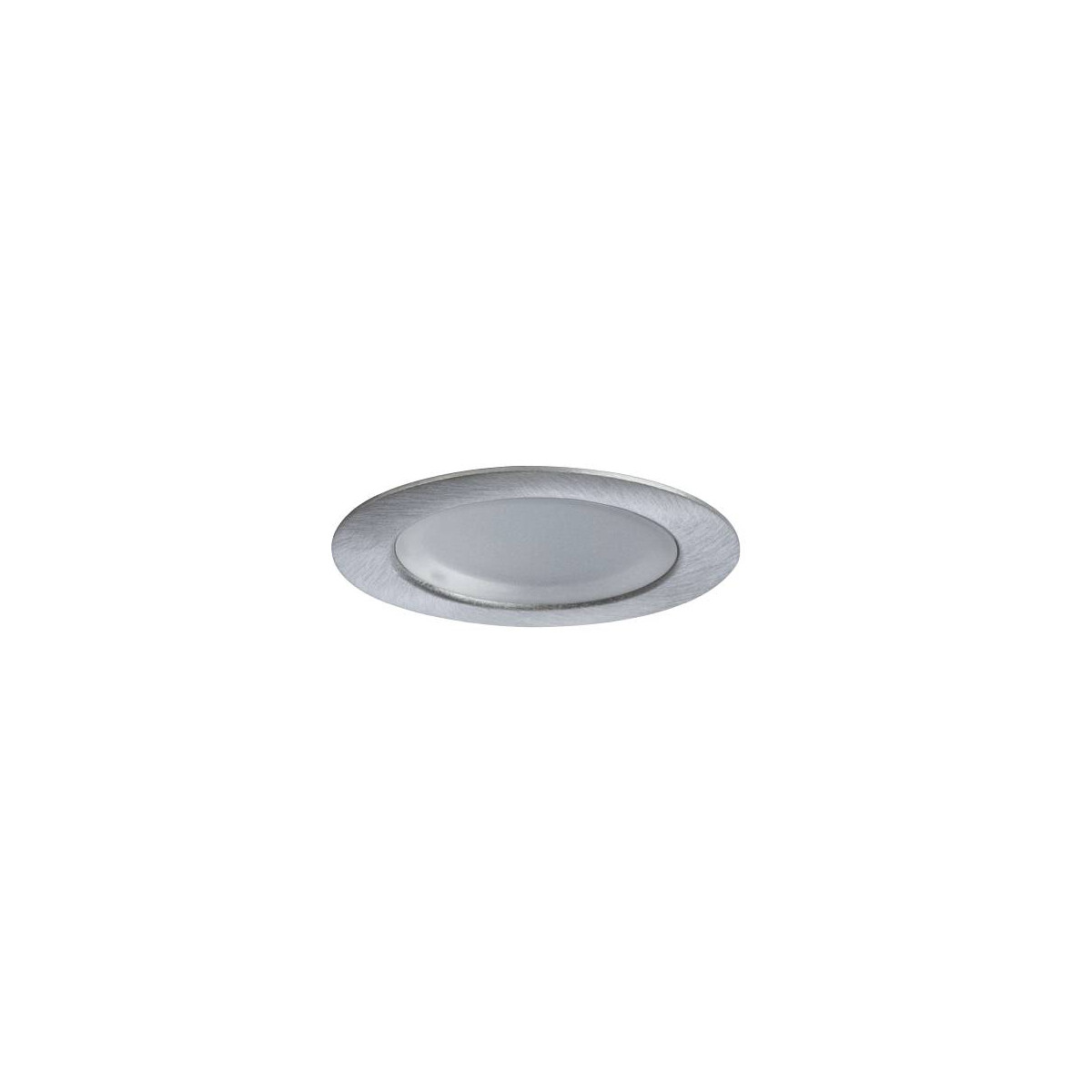 LED Möbeleinbauleuchten Micro Line Mini rund 35mm 5x0,4W 5x20lm 230/12V 2700K Eisen gebürstet