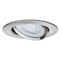 Einbauleuchte Nova schwenkbar rund 84mm 50° GU10 max. 35