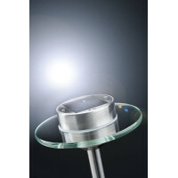 Solar LED Gartenstrahler Ufo IP44 3000K Edelstahl Klar 3