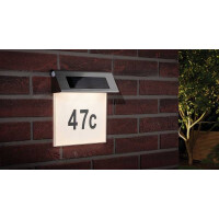 Solar LED Hausnummernleuchte Special Line IP44 3000K Edelsta