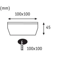 Solar LED Bodeneinbauleuchte Cube IP67 2700K 3,6lm Edelstahl