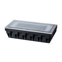 Solar LED Bodeneinbauleuchte Box IP67 2700K 7,5lm Edelstahl 