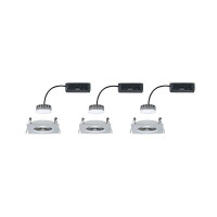 LED Einbauleuchte Nova Plus Coin Basisset starr IP44 eckig 7