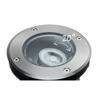 Plug & Shine LED Bodeneinbauleuchte Floor Einzelspot IP6