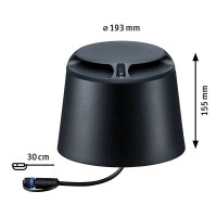 Plug & Shine LED Bodenaufbauleuchte Warmweiß Einze