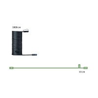 Plug & Shine Kabel 10m 2 Ausgänge IP68 Schwarz 6