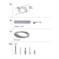 LED Seilsystem RoundMac Basisset 4x200lm 4x4,3W 2700K 230/12