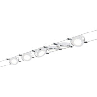 LED Seilsystem RoundMac Basisset 6x200lm 6x4,3W 2700K 230/12