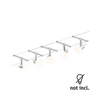 Seilsystem Sheela Basisset GU5,3 max. 5x10W dimmbar 230/12V 