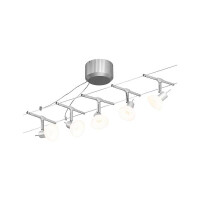 Seilsystem Sheela Basisset GU5,3 max. 5x10W dimmbar 230/12V 