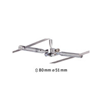 Seilsystem TogoLED Einzelspot GU5,3 max. 10W dimmbar 12V Chr