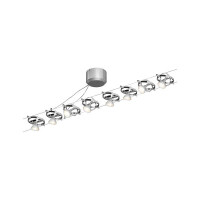 Seilsystem Cardan Basisset GU5,3 max. 8x10W dimmbar 230/12V 