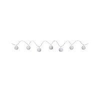 Lichterkette Akku Lampion IP44 3,6m 3000K Weiß 2