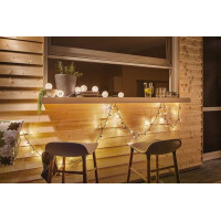 Lichterkette Akku Lampion IP44 3,6m 3000K Weiß 7