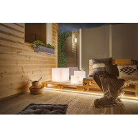 Plug & Shine LED Lichtobjekt Cube IP67 3000K 6,5W Wei&sz