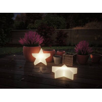 Plug & Shine LED Lichtobjekt Star IP67 3000K 2,8W Wei&sz