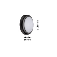 LED Außenwandleuchte IP44 180mm 3000K 15W 1050lm 230V 