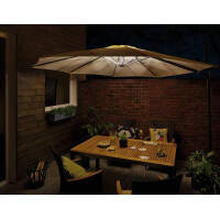 USB LED Stripe Parasol-Light Schirmbeleuchtung Basisset 4x40