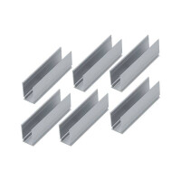Plug & Shine LED Strip Profil Warmweiß 6er-Pack 6e