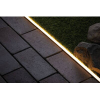 Plug & Shine LED Strip Profil Warmweiß Aluminiumpr