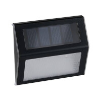 Solar LED Treppenleuchte Dayton IP44 3000K 2lm Anthrazit 2