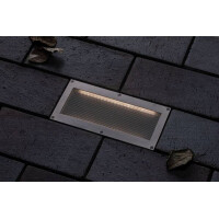 Solar LED Bodeneinbauleuchte Aron Bewegungsmelder IP67 3000K