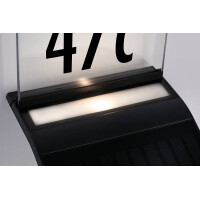 Solar LED Hausnummernleuchte Yoko Bewegungsmelder IP44 3000K