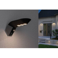 Solar LED Hausnummernleuchte Soley Bewegungsmelder IP44 3000