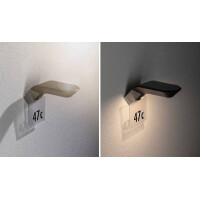 Solar LED Hausnummernleuchte Soley Bewegungsmelder IP44 3000