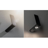 Solar LED Außenwandleuchte Ilias Bewegungsmelder IP44 