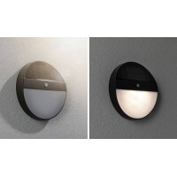 Solar LED Außenwandleuchte Elios Bewegungsmelder IP44 