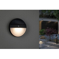 Solar LED Außenwandleuchte Elios Bewegungsmelder IP44 