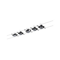 Seilsystem Mac II Basisset GU5,3 max. 5x10W dimmbar 230/12V 