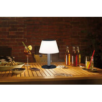 Solar LED Tischleuchte 3-Step-Dim Lillesol IP44 3000K 45lm E