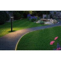 Plug & Shine LED Pollerleuchte Plate Einzelleuchte IP44 