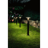 Plug & Shine LED Pollerleuchte Plate Einzelleuchte IP44 