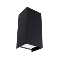 LED Außenwandleuchte Flame IP44 eckig 102x100mm 3000K 